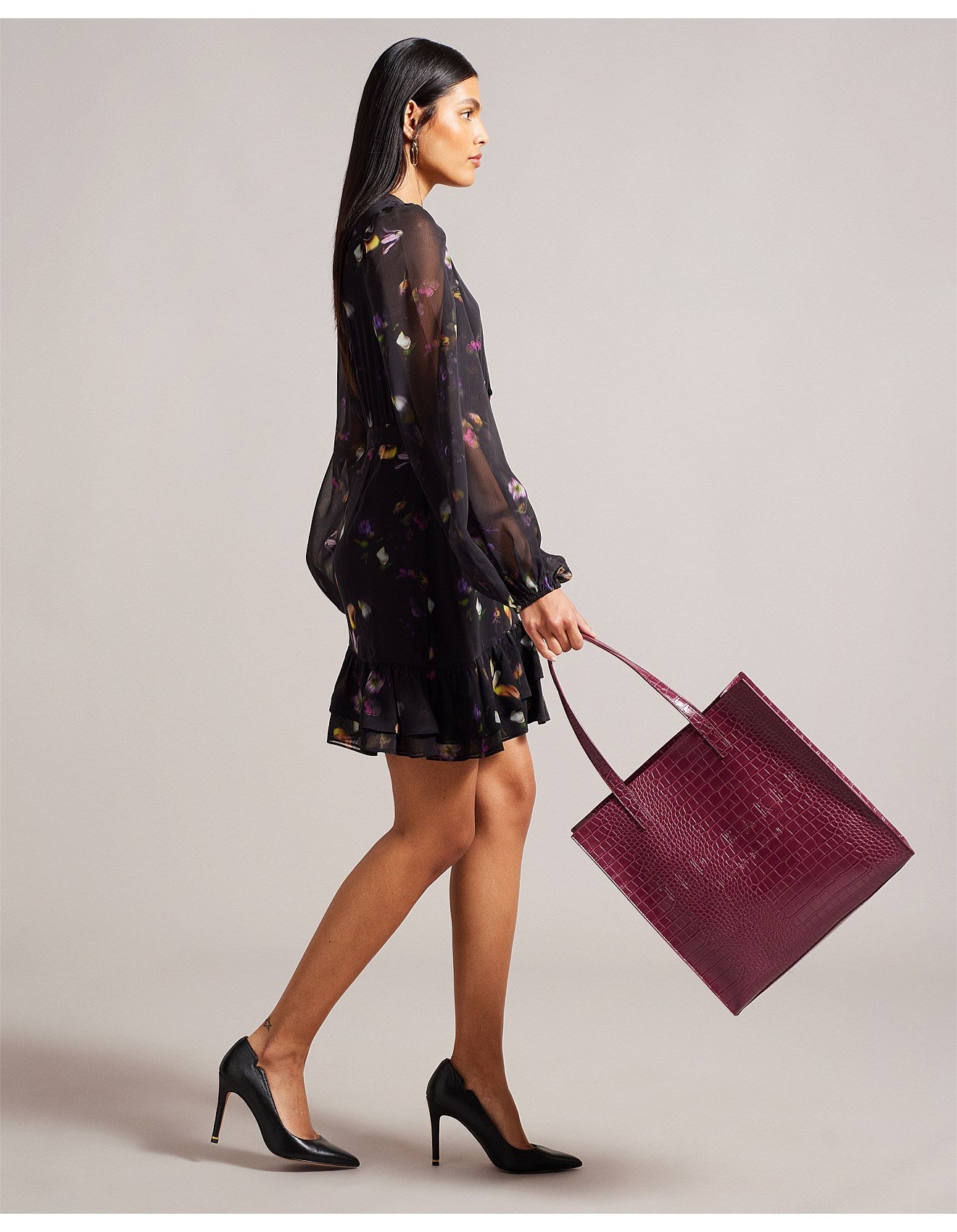 Ted Baker Women's Croccon-Croc Effect Icon Bag