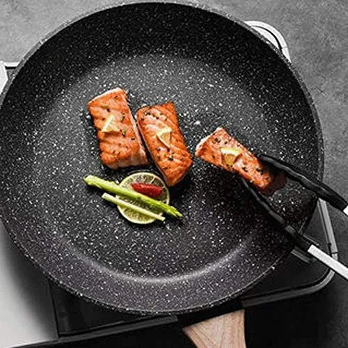 Black Aluminum Non-Stick Frying Pan – 24 cm