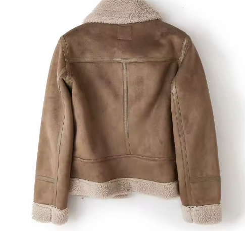 Women Winter Thick Warm Suede Jacket