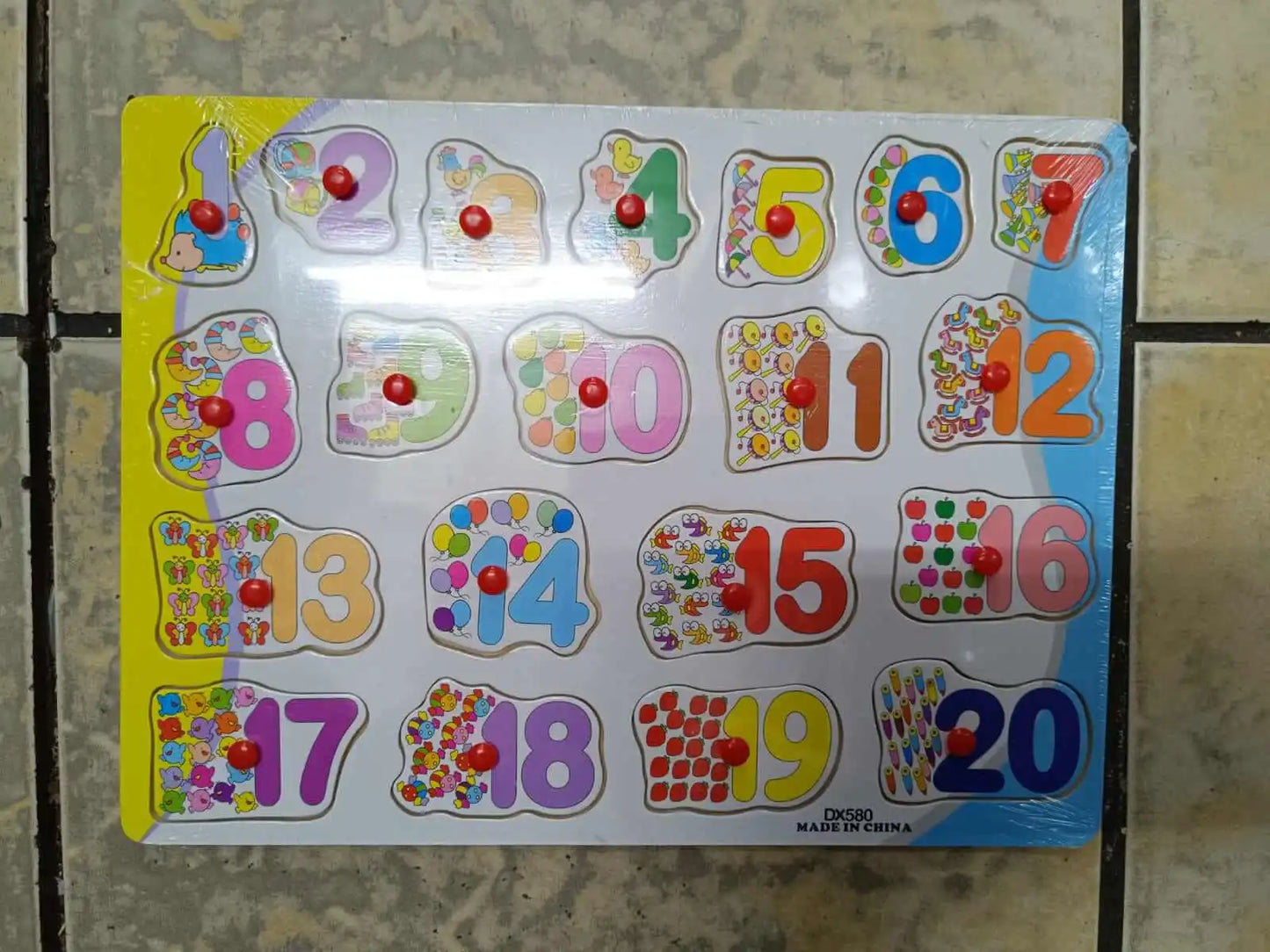 Wooden Number Puzzle
