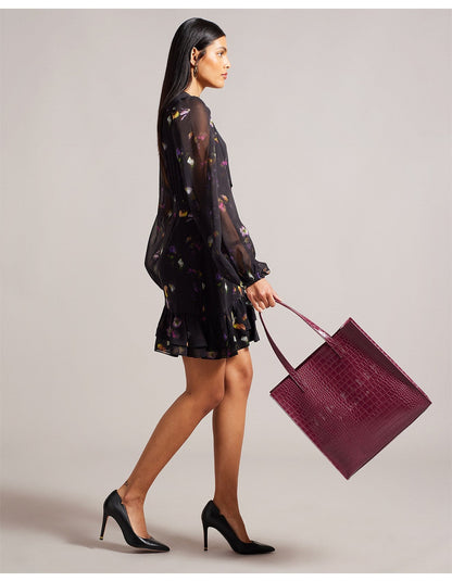 Ted Baker Women's Croccon-Croc Effect Icon Bag
