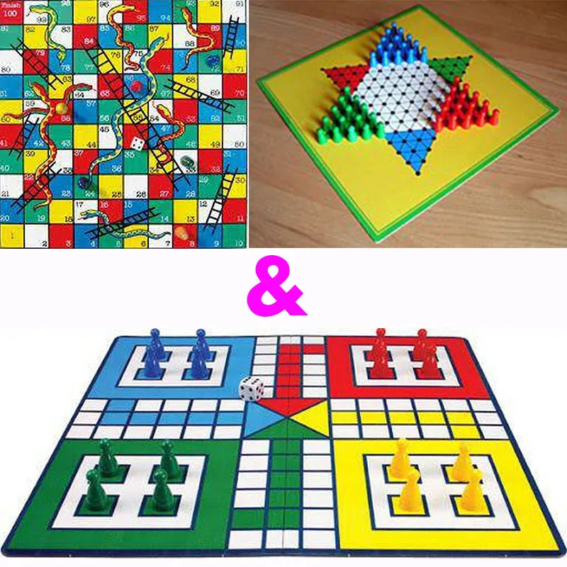Ludo Game & Chinese Checkers & Snakes And Ladders Game