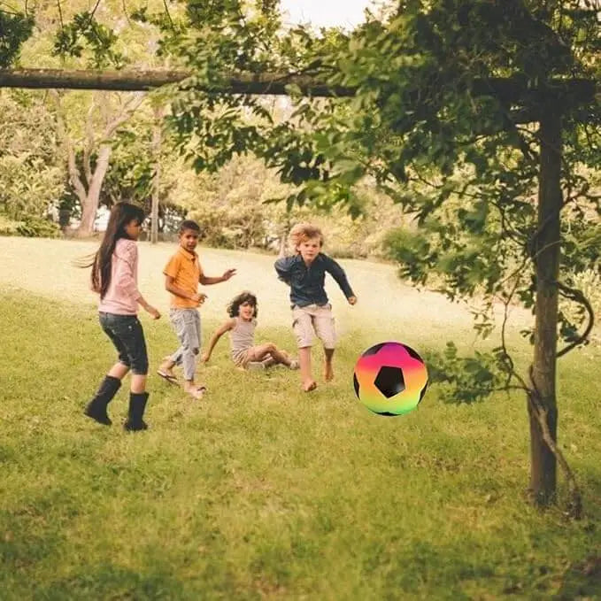Kids Rainbow Multicolor Soccer Ball