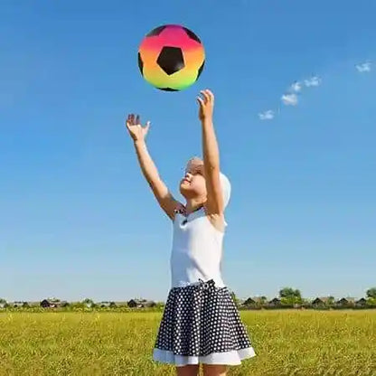 Kids Rainbow Multicolor Soccer Ball