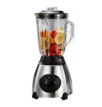 JG-166 2 IN 1 Blender Ice Crusher Stainless Steel
